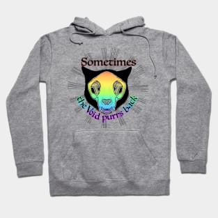 Sometimes the void purrs back Hoodie